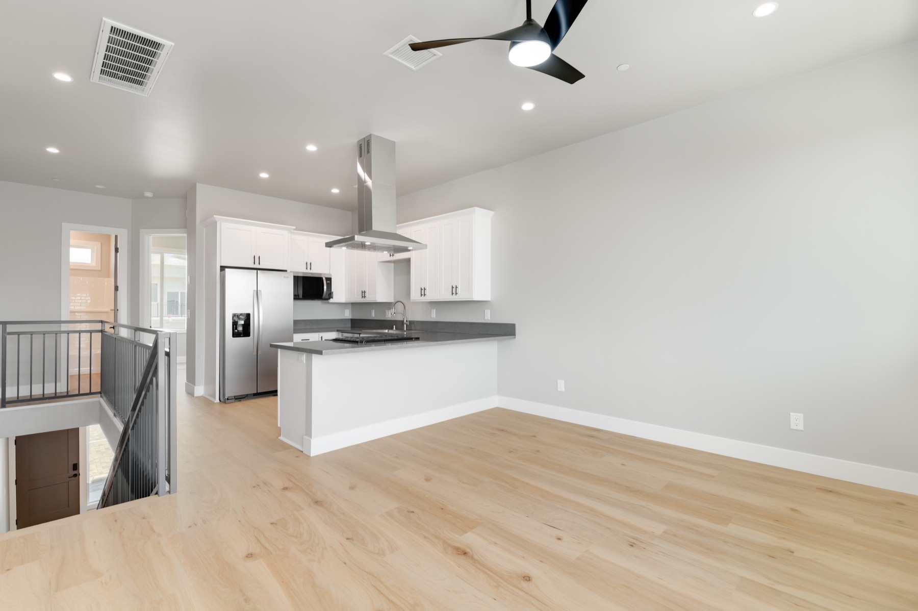 Kyra kitchen and living area